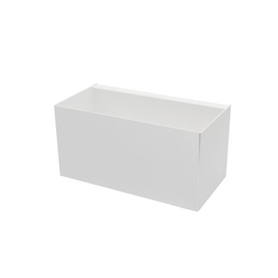 Steel Magnetic Container, White, Made in Italy