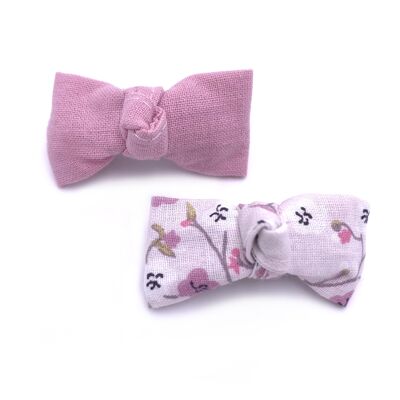 Set of 2 hair clips for dogs - Girly assortment