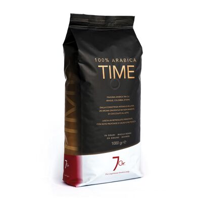 Kaffee in Grani TIME Busta sottovuoto 1000 gr. Carrello.6 Chilogramm