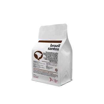 Caffè in grani monorigine BRASILE SANTOS Busta sottovuoto 250 g 2