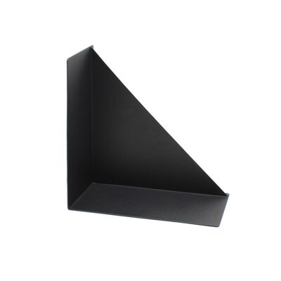 Steel Magnetic Shelf, Charcoal Grey, Strong Permanent Magnets