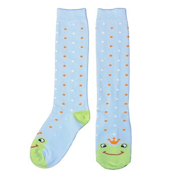 Chaussettes mi-bas pour enfants >>Prince Grenouille<<