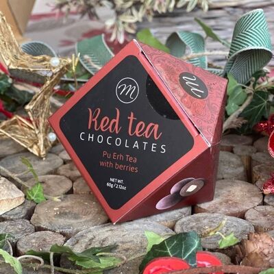 Chocolate with Puer Tea and Wild Berries 60gr