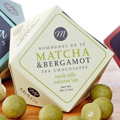 Bombons de Thé Matcha et Bergamote