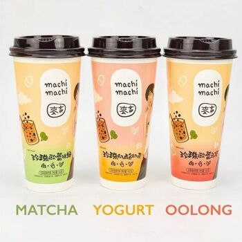 Machi Machi Bubble Tea 102gr - Saveurs assorties - Yaourt 2