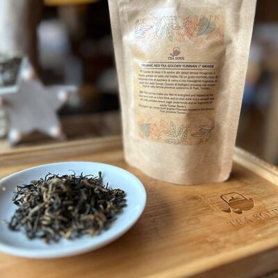 Golden Yunnan Bio-Roter (Schwarzer) Tee erster Güteklasse – 25 g