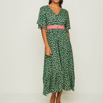 Long dress ASPITO GREEN