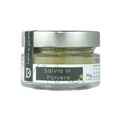 Salvia en Polvere 70 gr Fabriqué en Italie