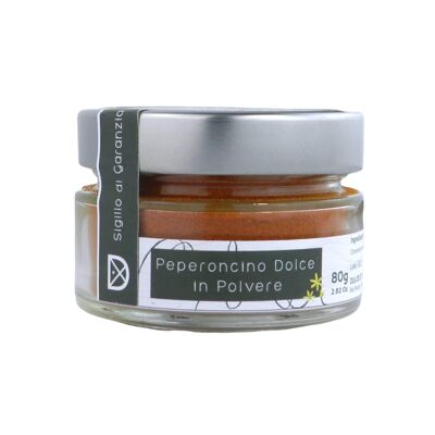 Peperoncino dulce en polvere 80 gr Hecho en Italia