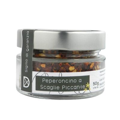 Peperoncino a Scaglie Piccante 50 gr Hergestellt in Italien