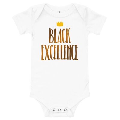 Body de bebé "Excelencia negra"