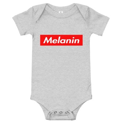 "Melanin" baby bodysuit