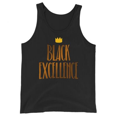 Camiseta sin mangas "Excelencia negra"