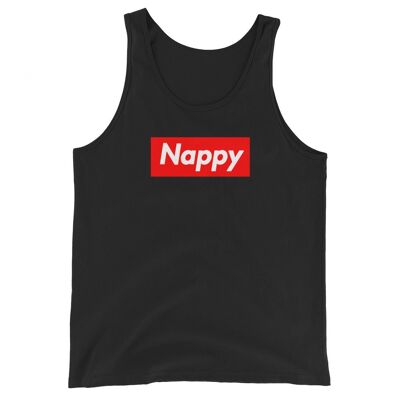 Camiseta sin mangas "estilo Nappy / Supreme"