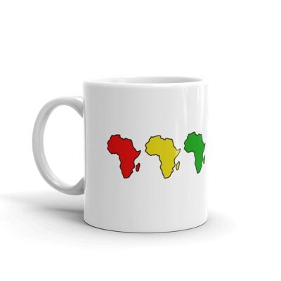 Mug "Afrique Rouge-Jaune-Vert"