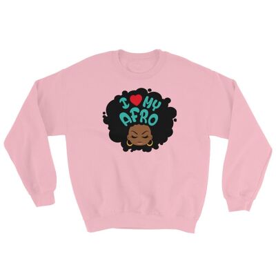 "I love my afro" sweater