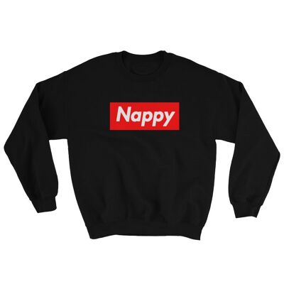 Maglione "Nappy / Supreme style".