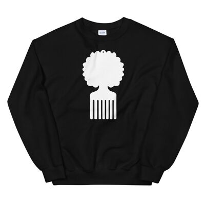 Pullover „Afro-Kamm“.