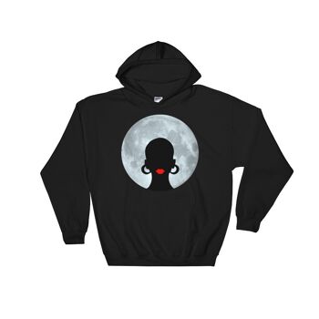 Sweatshirt capuche "Afro Moon" 1