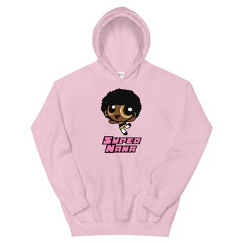 Sweatshirt capuche "Afro Super Nana" 1