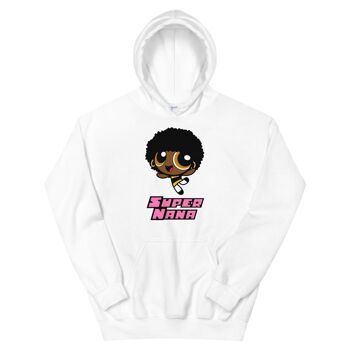 Sweatshirt capuche "Afro Super Nana" 5