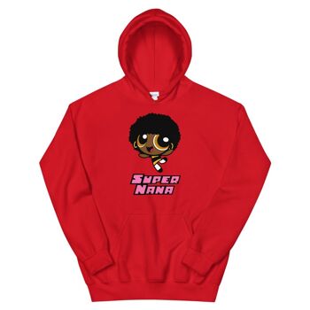 Sweatshirt capuche "Afro Super Nana" 20