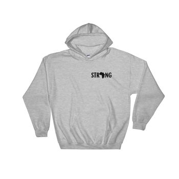 Sweatshirt capuche "Strong Africa" 13