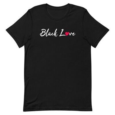 Schwarzes Liebes-T-Shirt