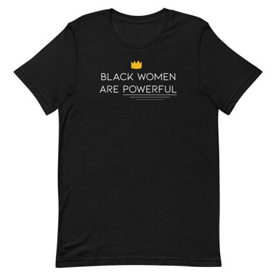Camiseta "Las mujeres negras son poderosas"