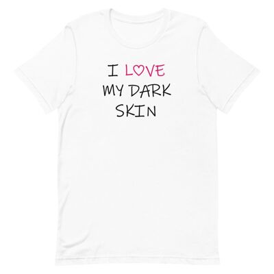 Maglietta "Amo la mia pelle scura".