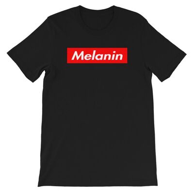 T-Shirt „Melanin / Supreme-Stil“.