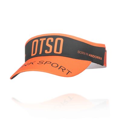 Black & Fluo Orange Visor