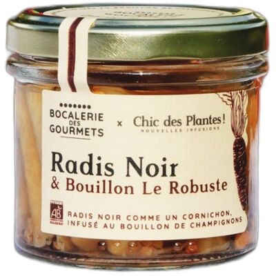 Encurtidos de verduras y caldo de verduras orgánico ¡Rábano negro y caldo Le Robuste Chic des Plantes!
