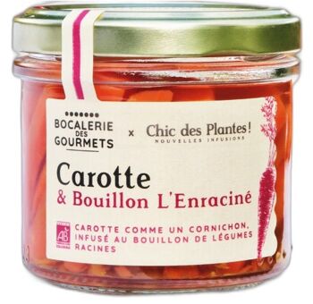 Pickles de légume & bouillon de légumes Bio Carotte & Bouillon L’Enraciné Chic des Plantes ! 1