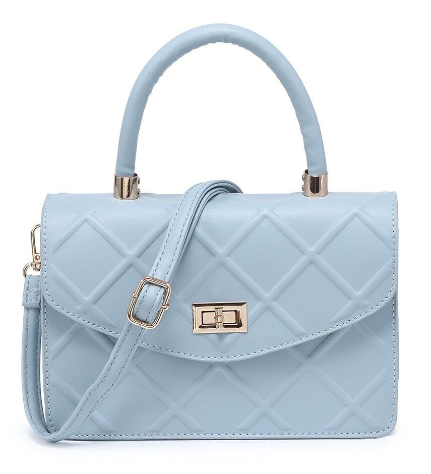 Borsa a mano a tracolla da donna con cinturino in PU lungo dal design trapuntato classico A36918