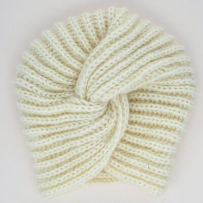Turbante in mohair - Bianca