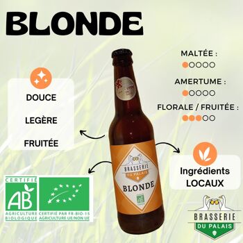 Bière blonde bio 1