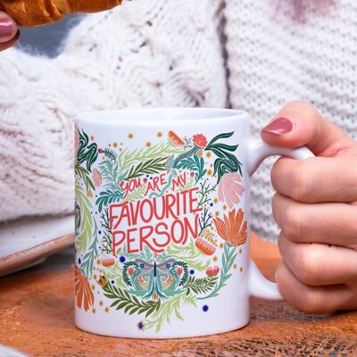 Kaffeetasse „Du bist mein Lieblingsmensch“ | Motivierende Tasse