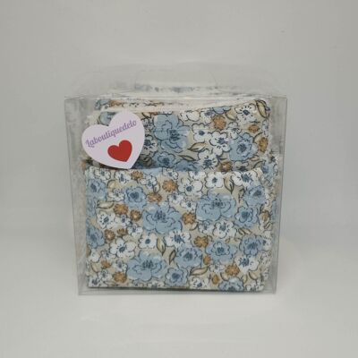 Panier de 15 cotons en coton de bambou