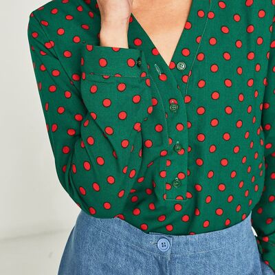 Camisa salvia verde