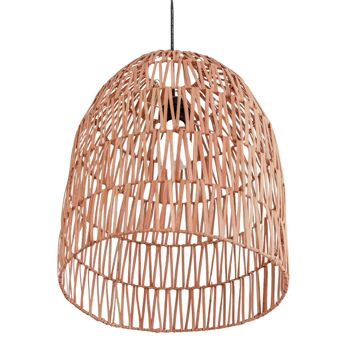 lampe en rotin | Abat-jour MALUKA lampe d'ambiance plafonnier tissé à la main à partir de fibres naturelles (2 tailles) 6