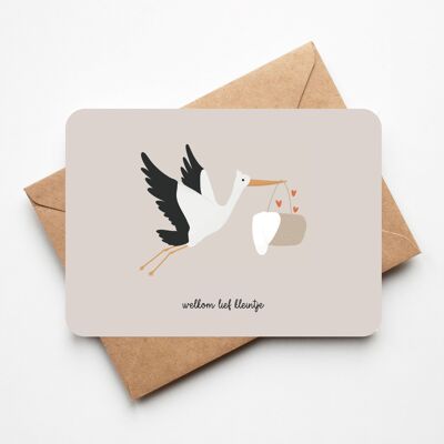 Carte de vœux | Cigogne