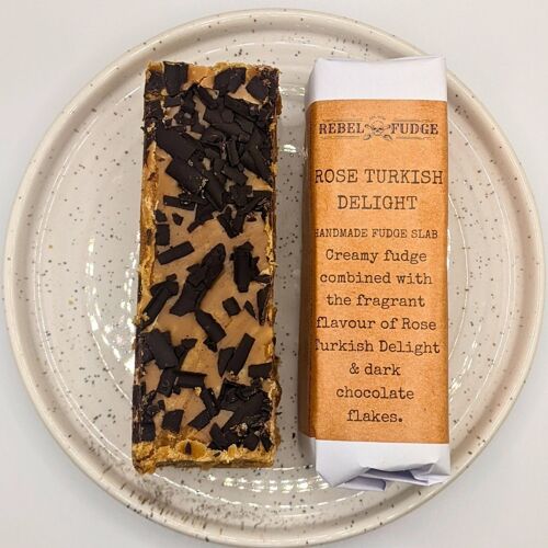 Rose Turkish Delight Fudge