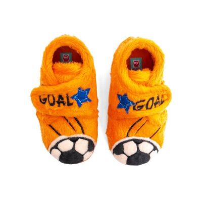 Bottes de football orange pour enfants