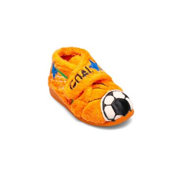 Bottes de football orange pour enfants 2