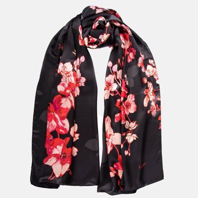 Isabella - Silk Scarf/Shawl - Red