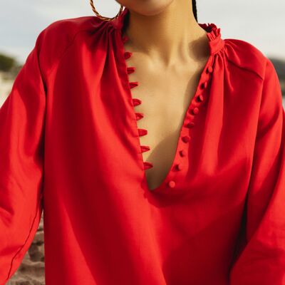 Blusa Paros rossa