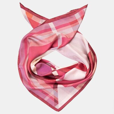 Mina - Silk Foulard - Pink