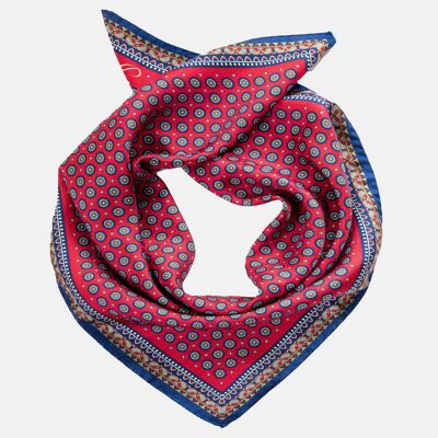 Toscana - Silk Neckerchief - Cranberry