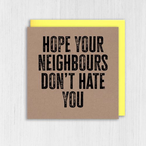 Kraft new home card: Hope your neighbours don’t hate you